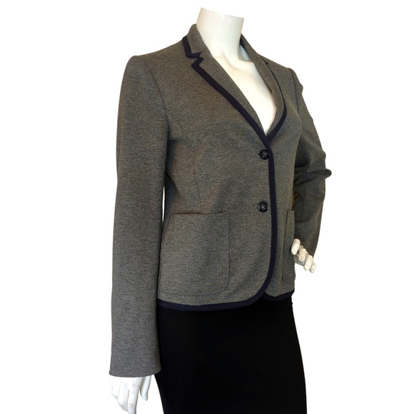 GAP Academy Heather Grey Blazer Contrast Cuff Lining - Picture 6 of 15